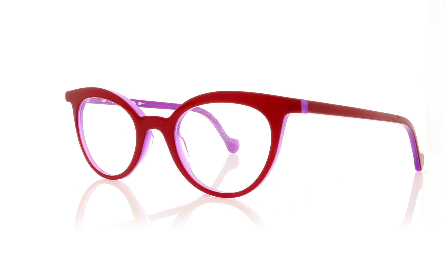 Anne & Valentin Alma 1722 Purple Glasses - Angle