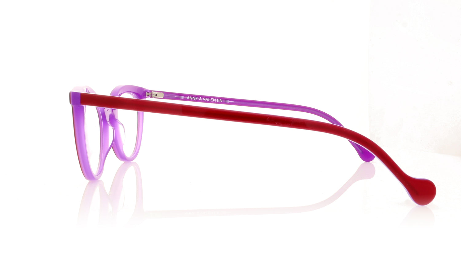 Anne & Valentin Alma 1722 Purple Glasses - Side