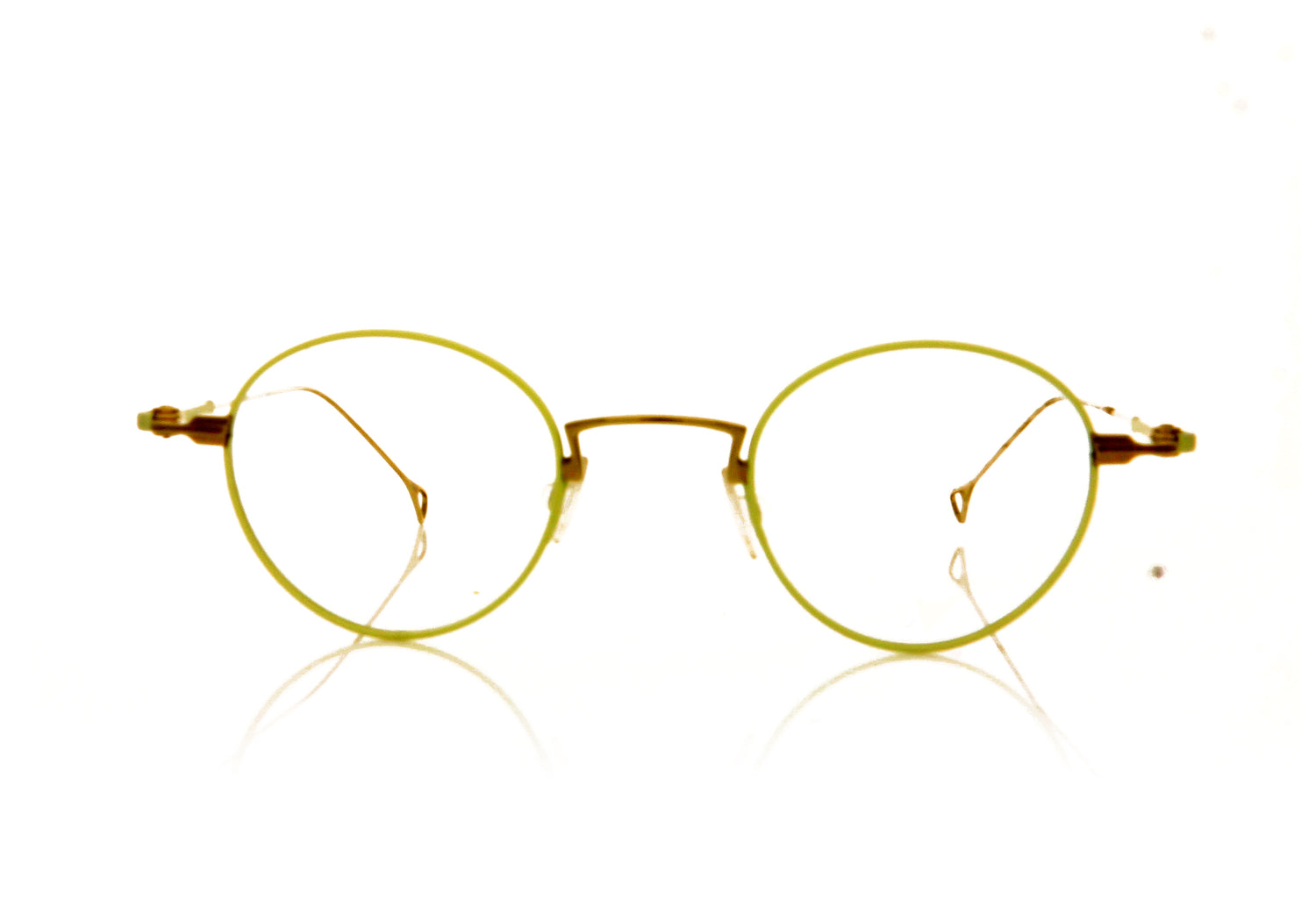 Anne & Valentin Barthes H39 White Glasses - Front