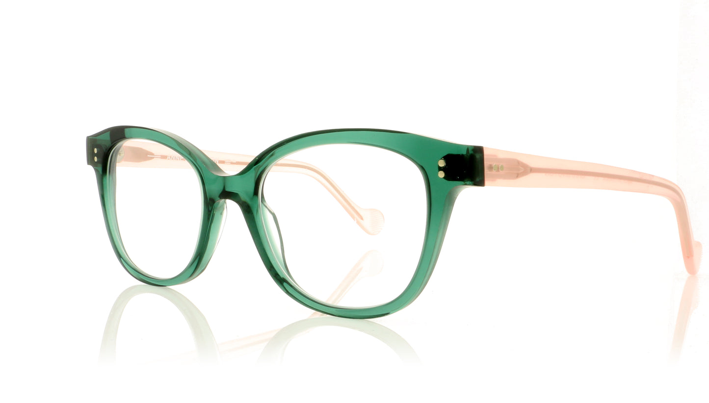 Anne & Valentin Carrington 1659 Green Glasses - Angle