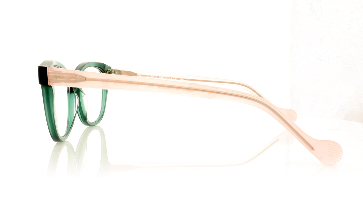 Anne & Valentin Carrington 1659 Green Glasses - Side