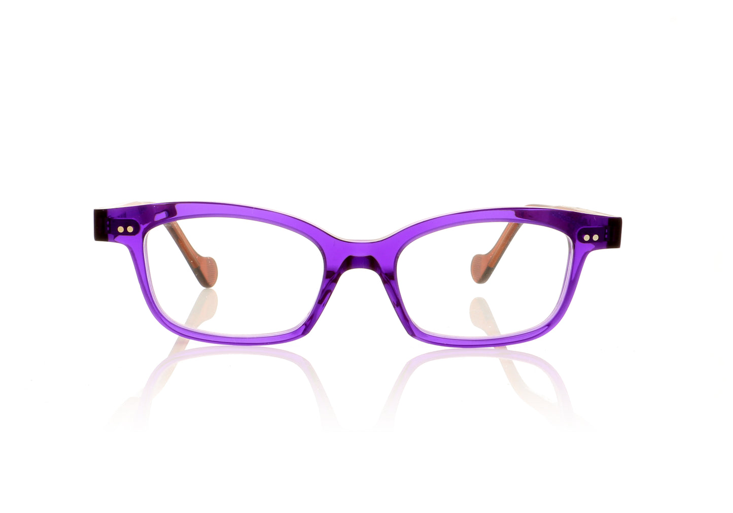 Anne & Valentin Cherry 1549 Purple Glasses - Front