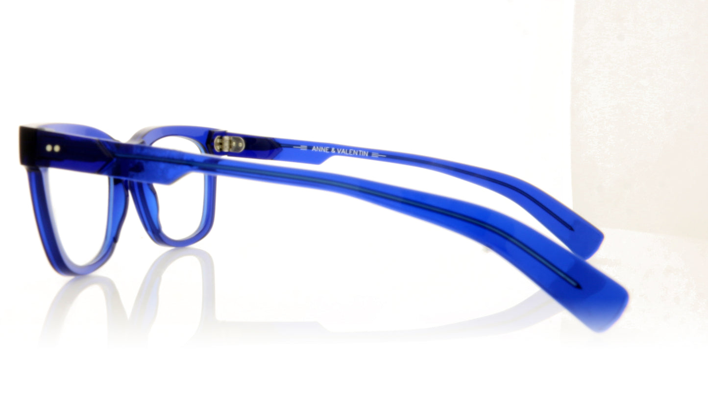 Anne & Valentin Dylan 1740 Navy Glasses - Side