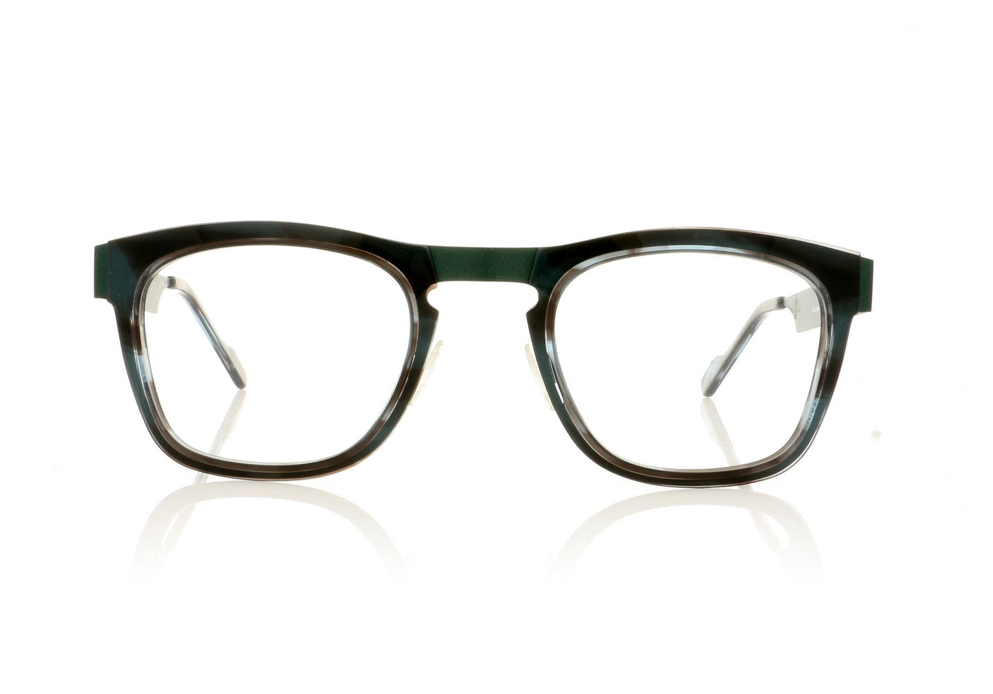 Anne & Valentin Fabio U217 Green Glasses - Front