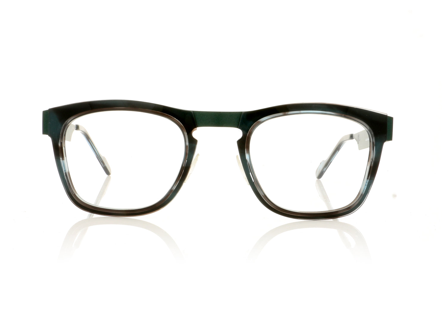 Anne & Valentin Fabio U217 Green Glasses - Front
