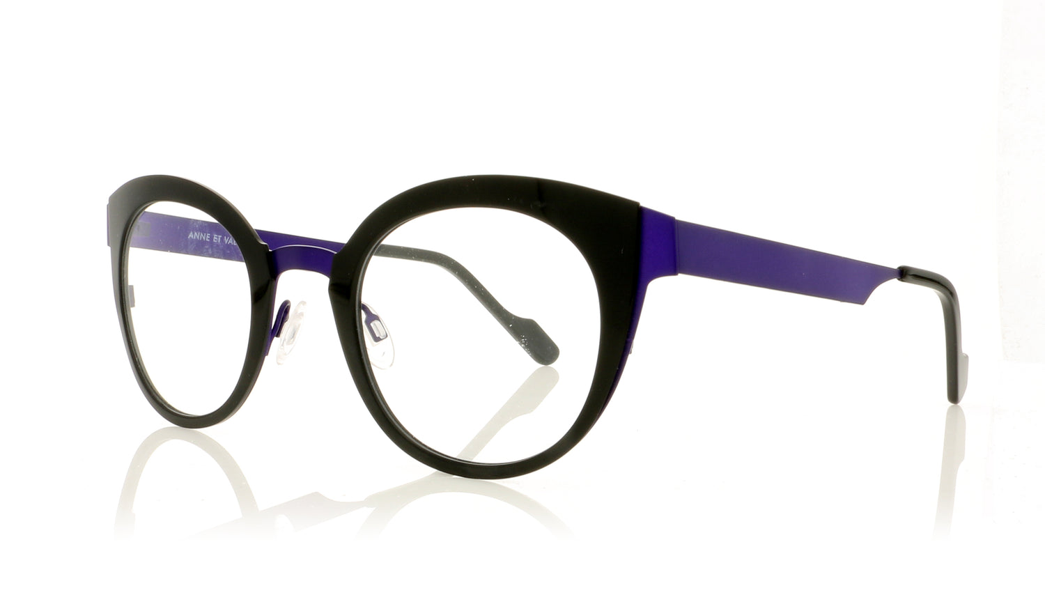 Anne & Valentin Fantasia U246 Purple Glasses - Angle