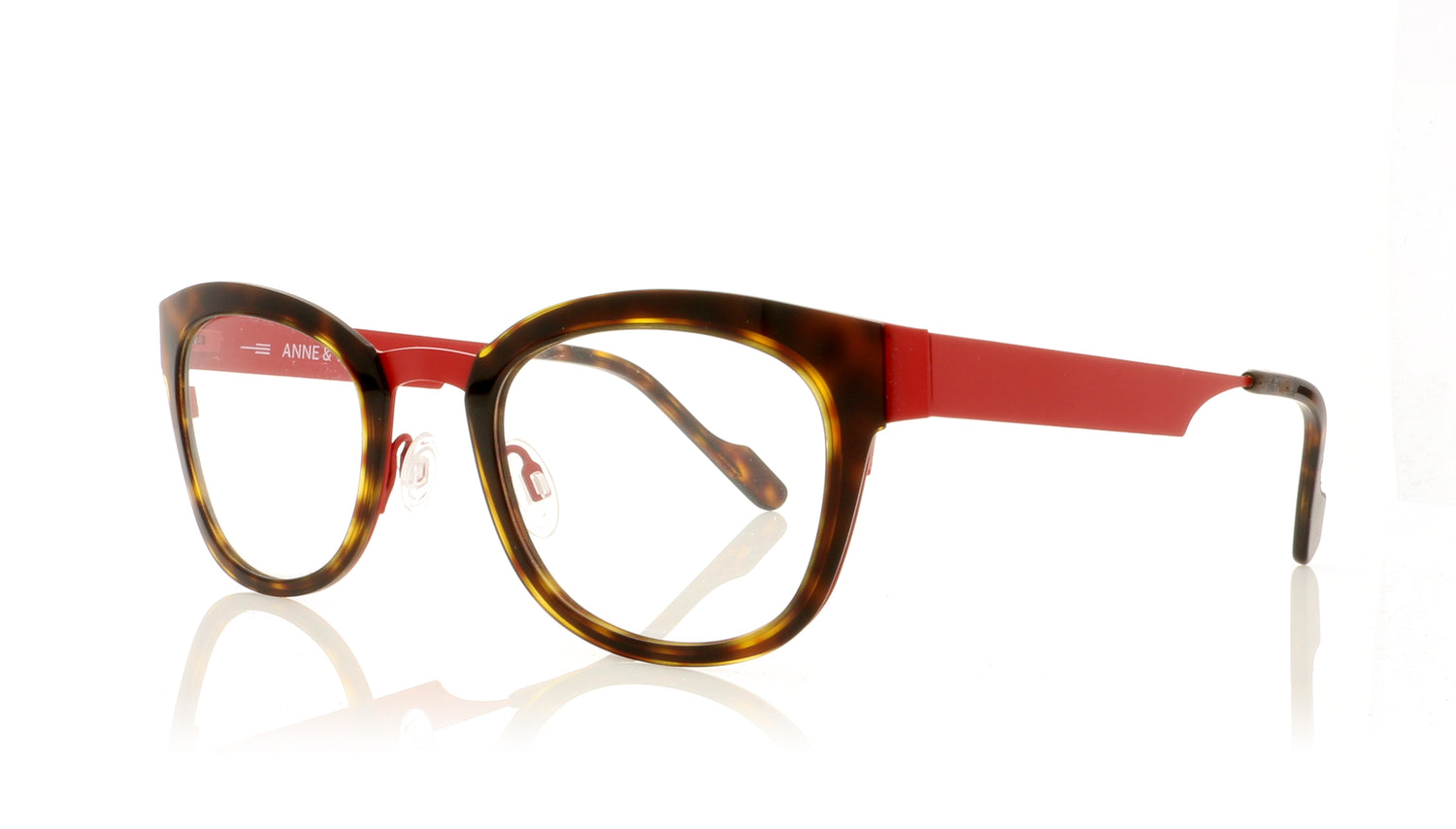 Anne & Valentin Fedora 8A10 Tortoise Glasses - Angle
