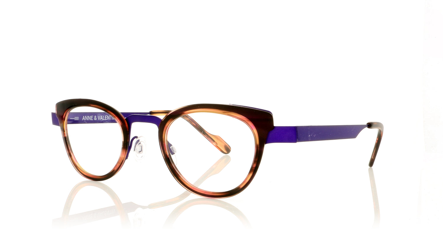 Anne & Valentin Feist U220 Tortoise Glasses - Angle