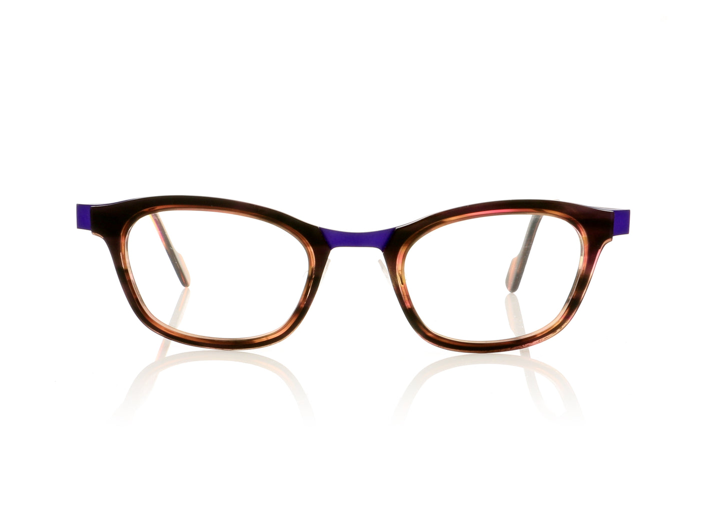 Anne & Valentin Flora U220 Purple Glasses - Front