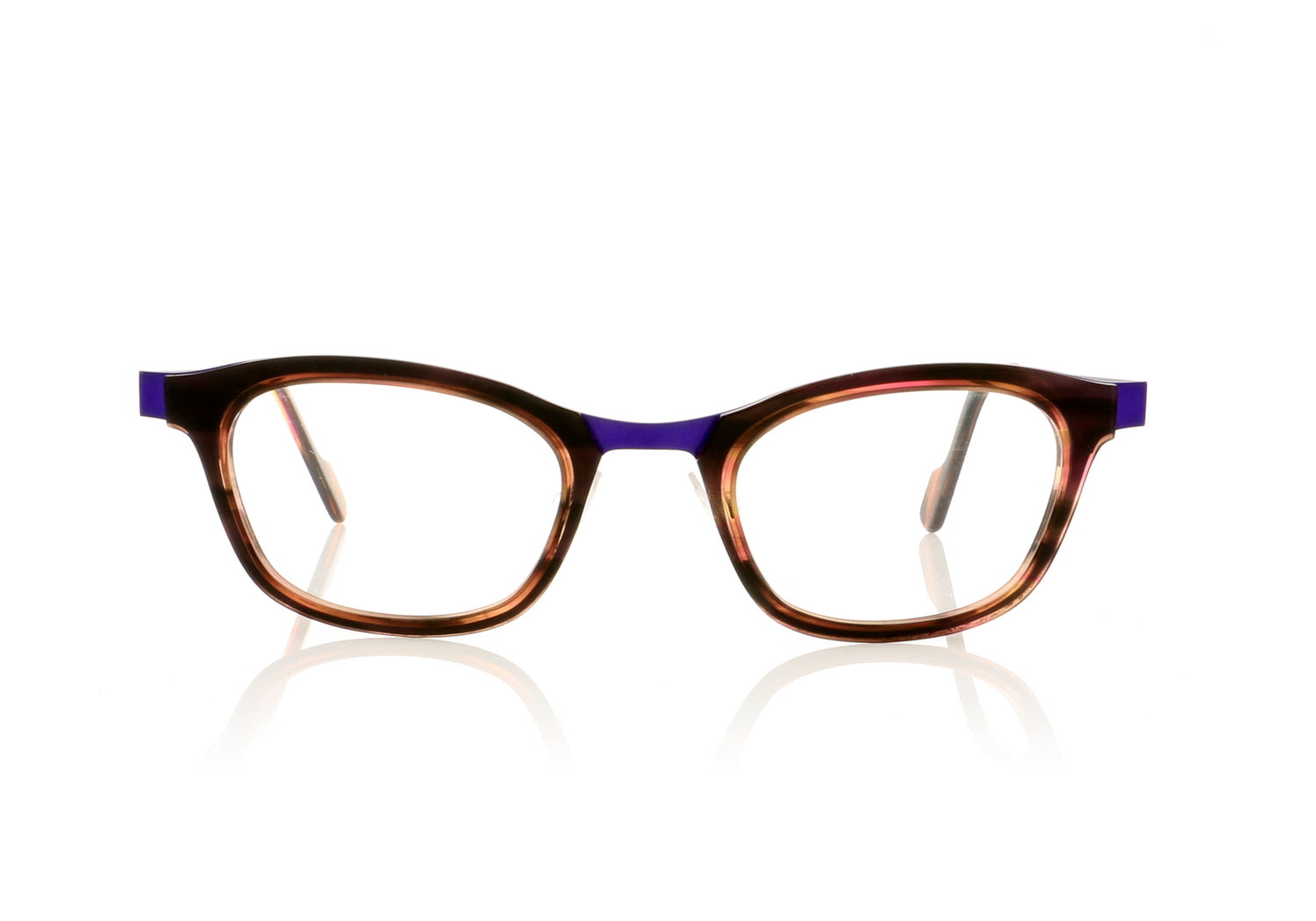 Anne & Valentin Flora U220 Purple Glasses - Front