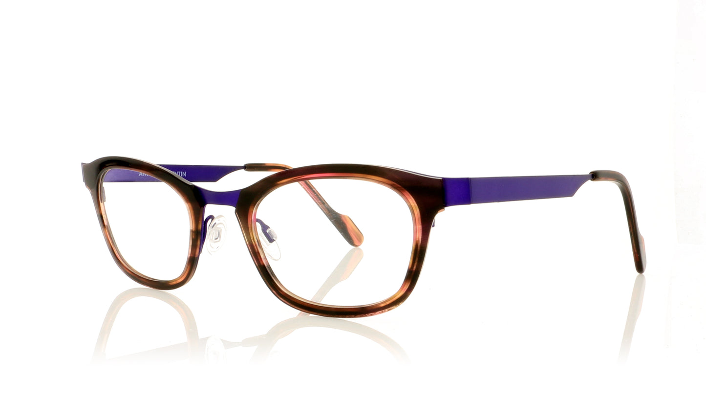Anne & Valentin Flora U220 Purple Glasses - Angle