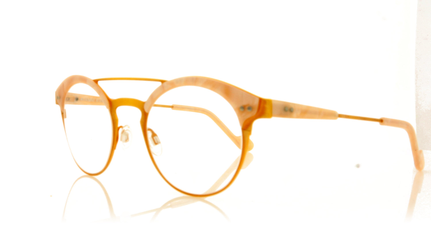 Anne & Valentin Ginicaster 8A17 Pink Glasses - Angle