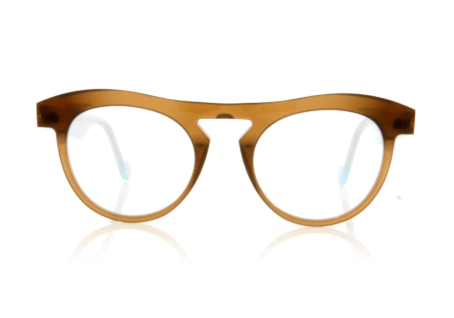 Anne & Valentin O Horizon 1752 Brown Blue Glasses - Front