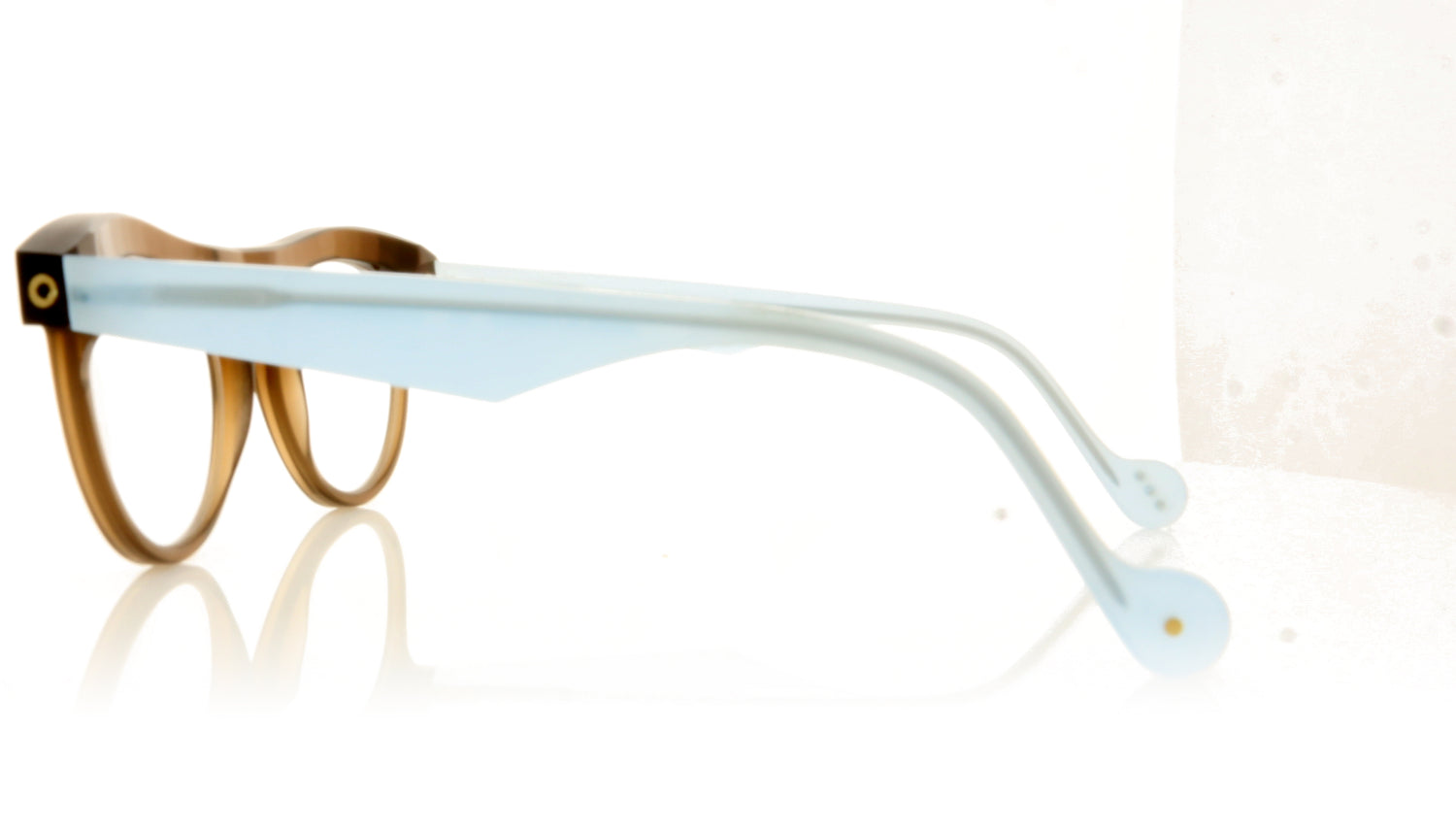 Anne & Valentin O Horizon 1752 Brown Blue Glasses - Side
