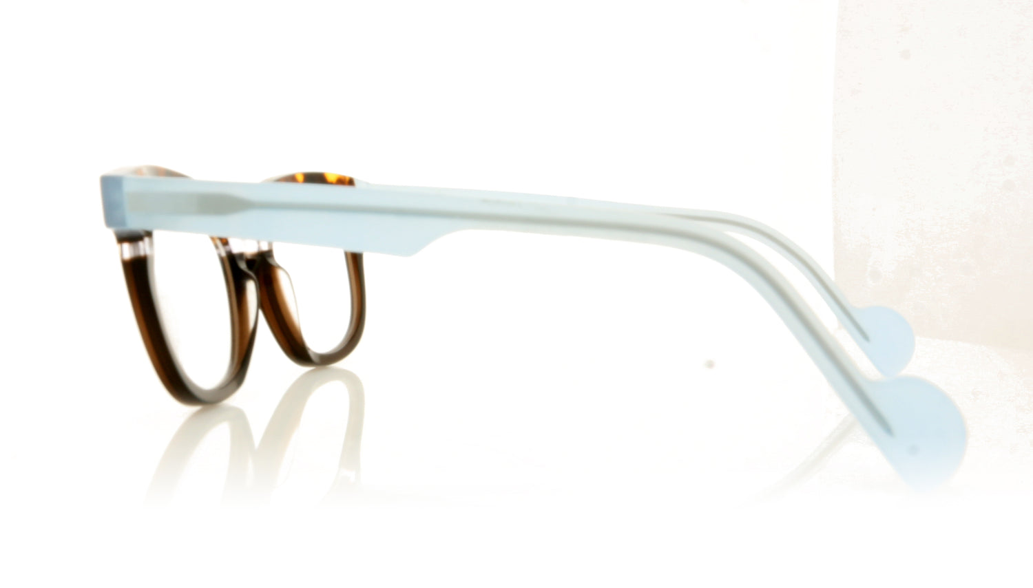 Anne & Valentin Paint 8A35 Tort Blue Glasses - Side