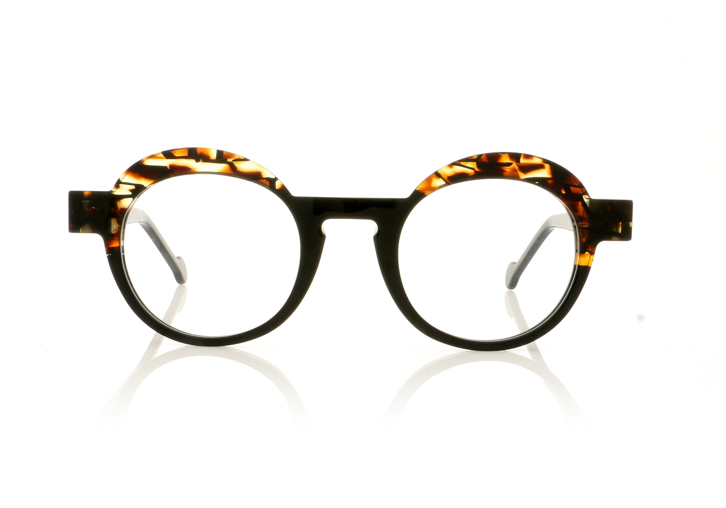 Anne & Valentin Poppy 8A29 Black Glasses - Front