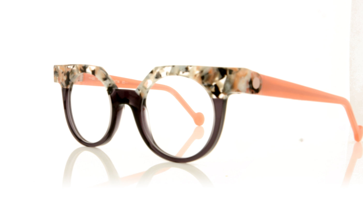 Anne & Valentin Punchy 8A23 Pink Glasses - Angle