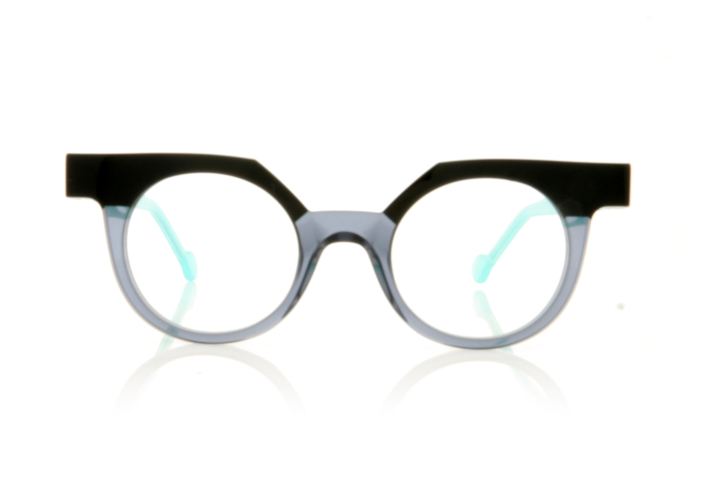 Anne & Valentin Punchy 8A25 Teal Glasses - Front