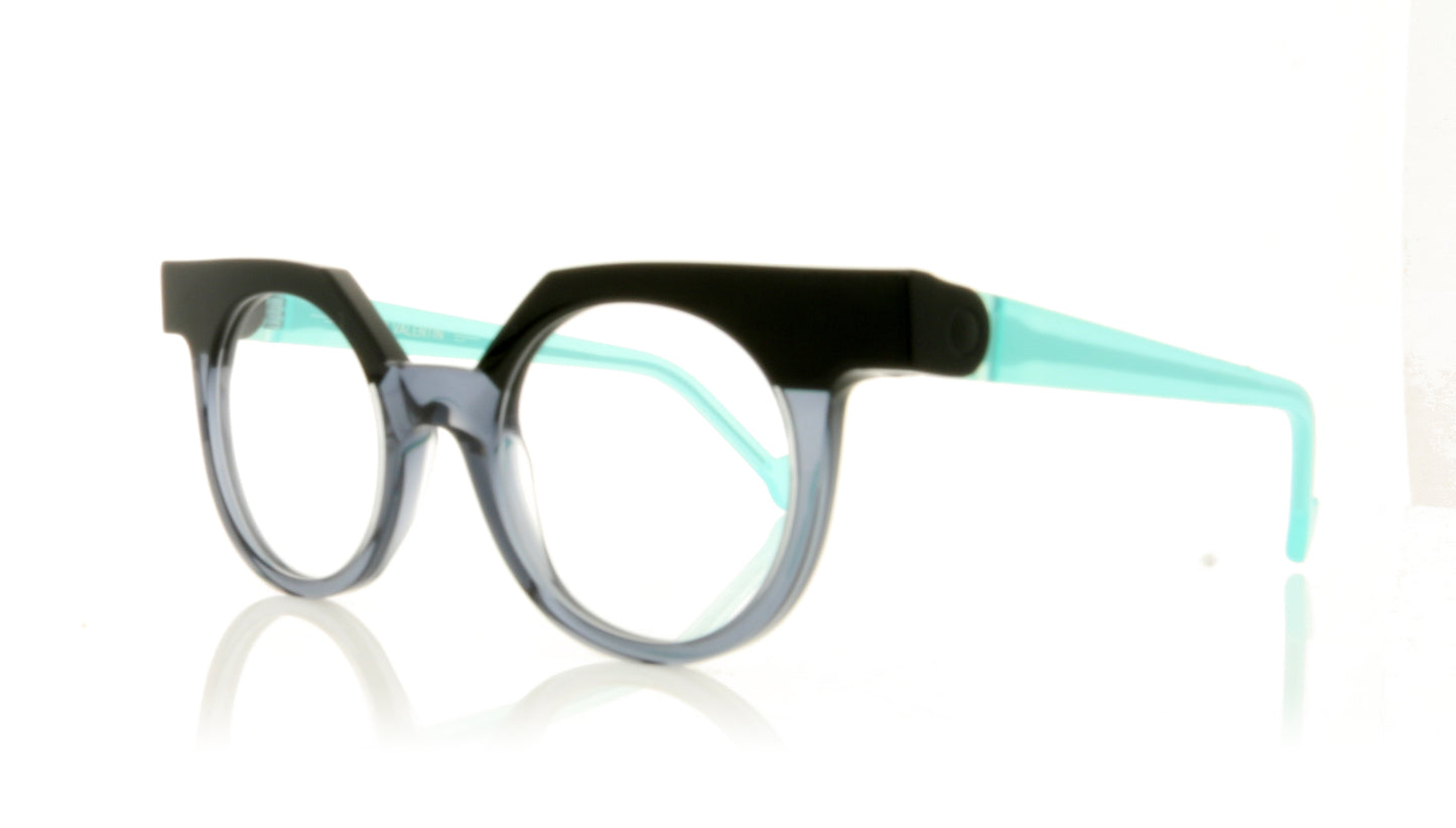 Anne & Valentin Punchy 8A25 Teal Glasses - Angle