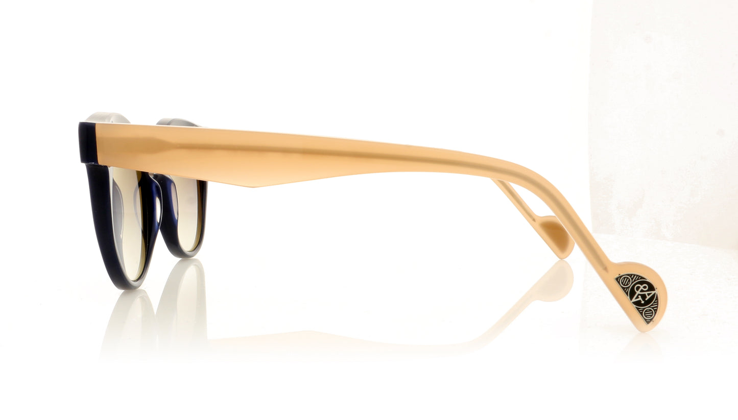Anne & Valentin Sacha 8D22 Blue Sunglasses - Side