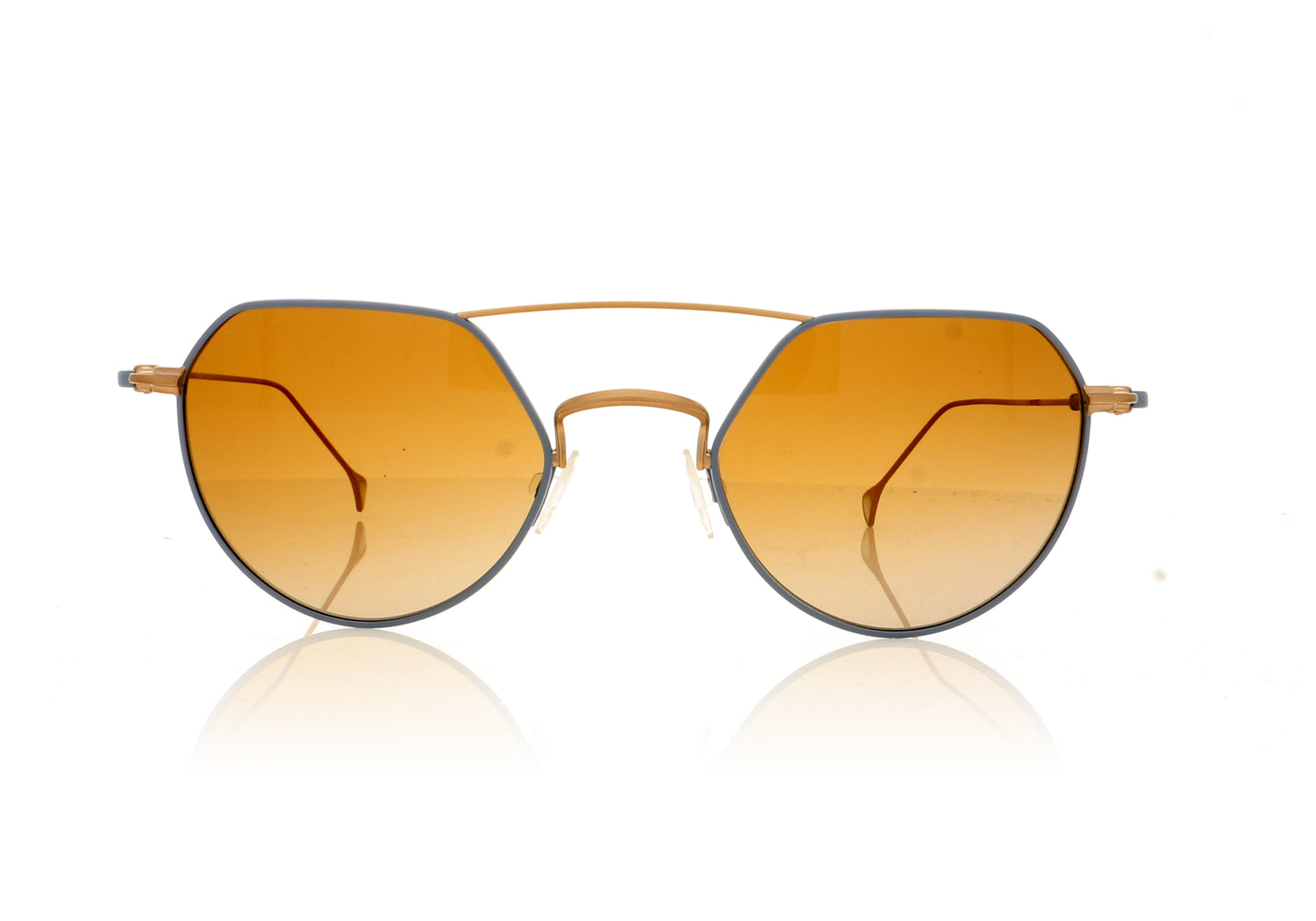 Anne & Valentin Santiago 8A45 Blue Sunglasses - Front