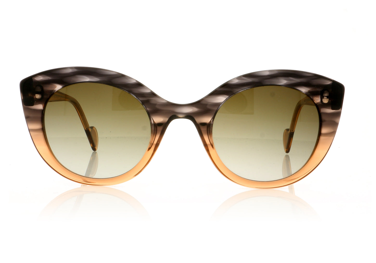 Anne & Valentin Scarlett 1618 Brown Sunglasses - Front