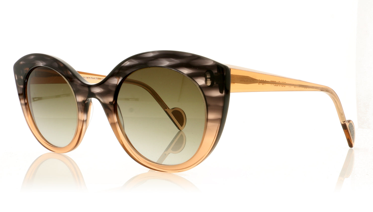 Anne & Valentin Scarlett 1618 Brown Sunglasses - Angle