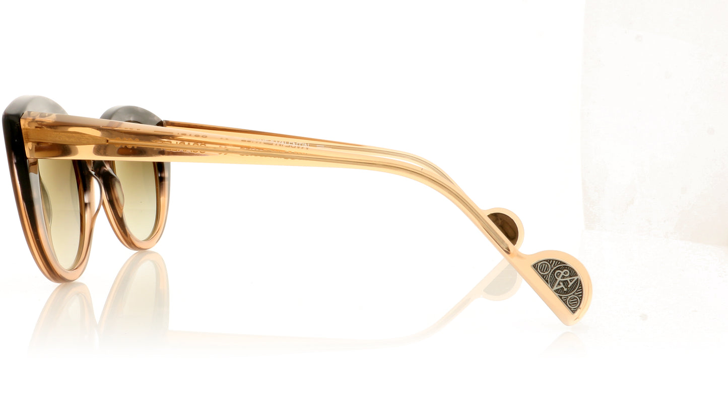 Anne & Valentin Scarlett 1618 Brown Sunglasses - Side