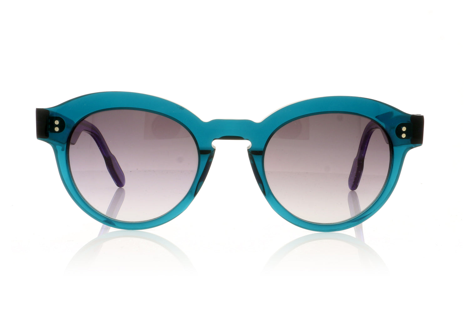 Anne & Valentin Seyrig 1621 Green Sunglasses - Front