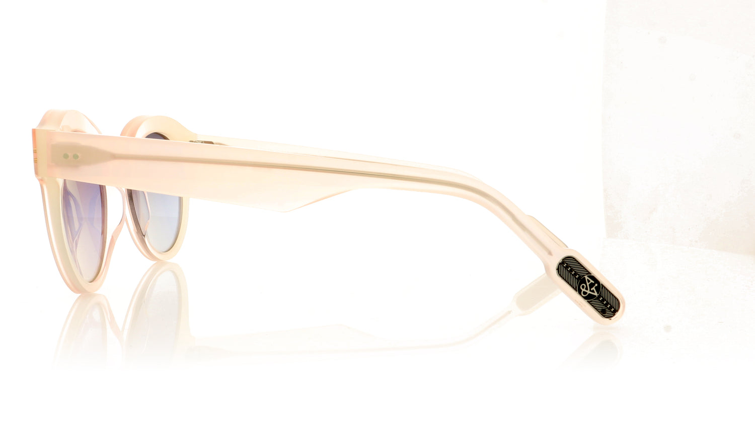 Anne & Valentin Seyrig 1811 Pink Sunglasses - Side