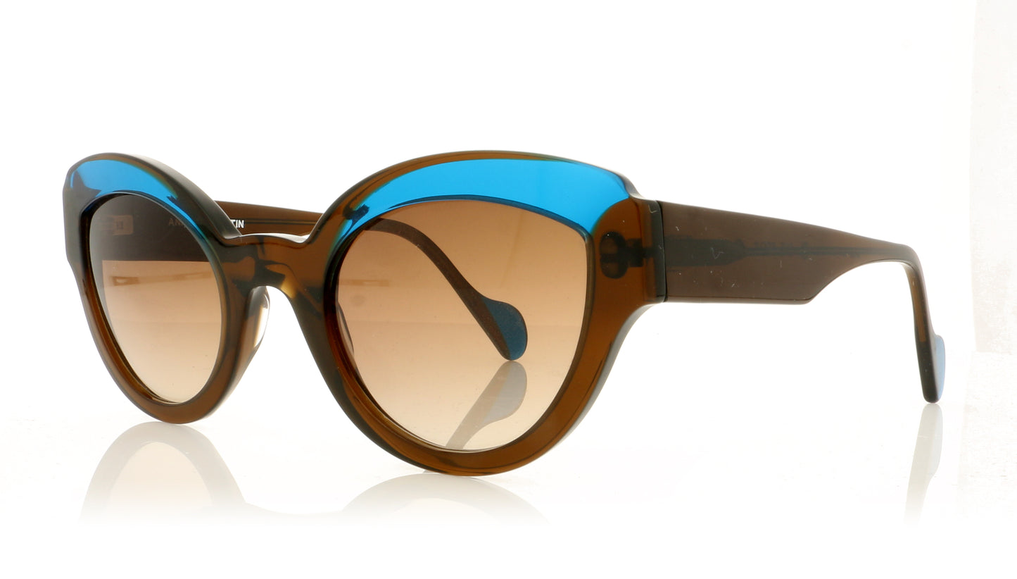 Anne & Valentin She Feels 1610 Brown Sunglasses - Angle