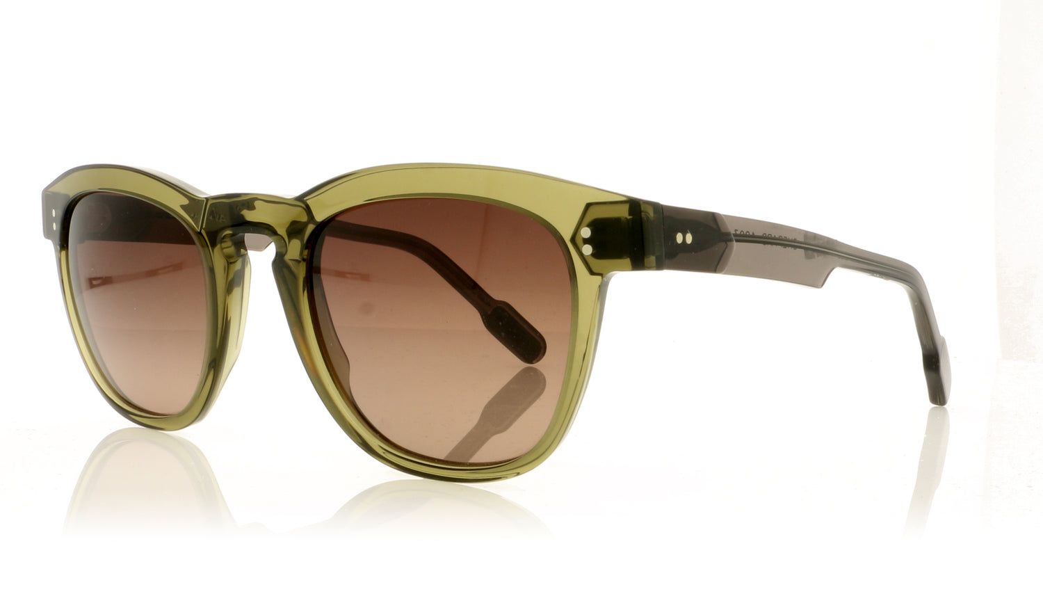 Anne & Valentin Shepard 1803 Green Sunglasses - Angle