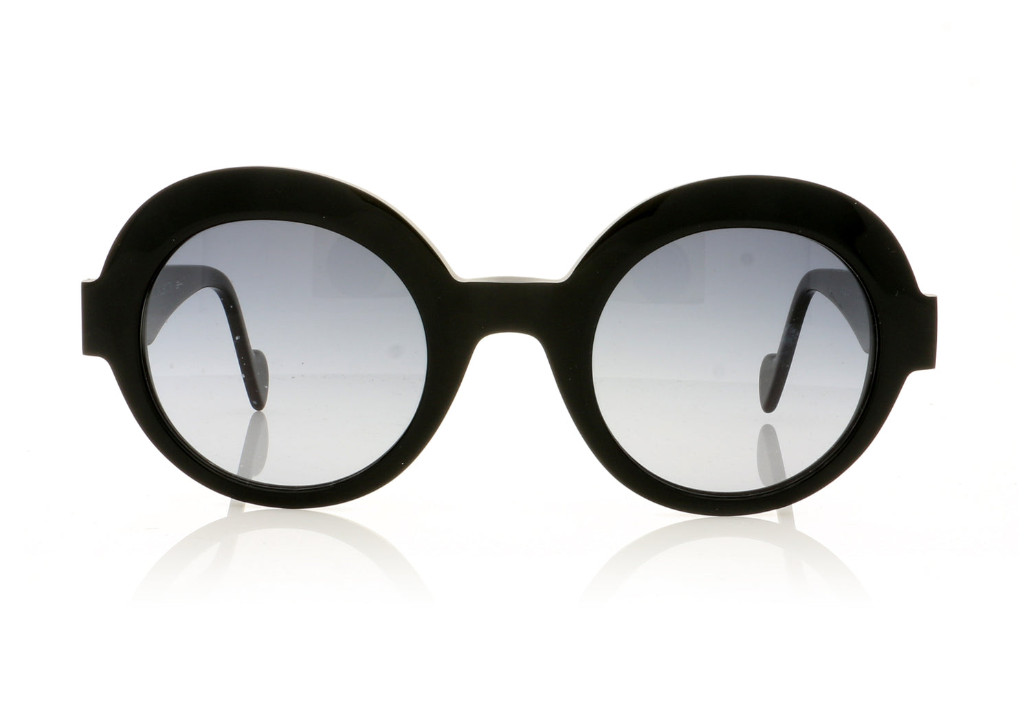 Anne & Valentin Sofia I Black Sunglasses - Front