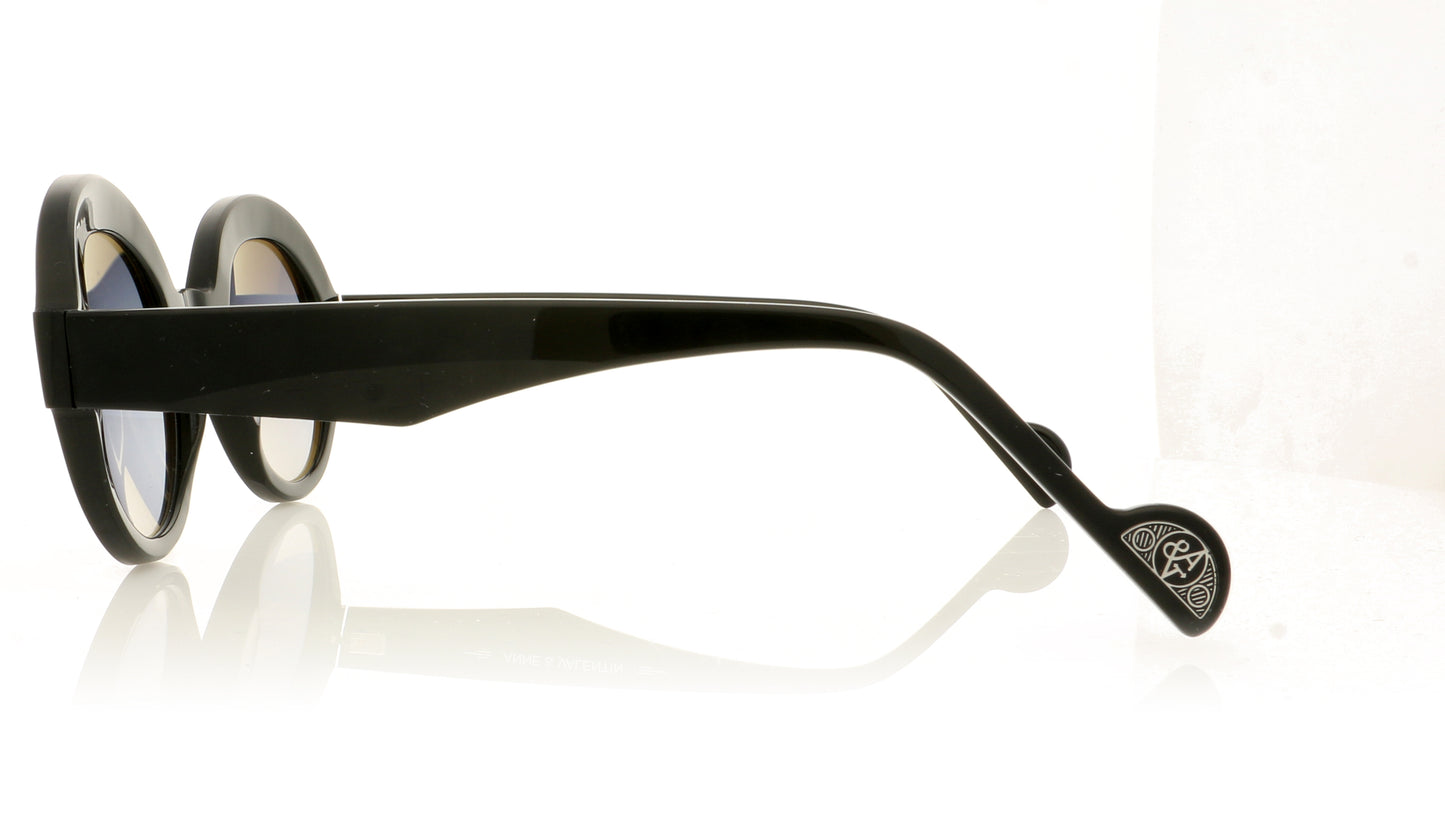 Anne & Valentin Sofia I Black Sunglasses - Side