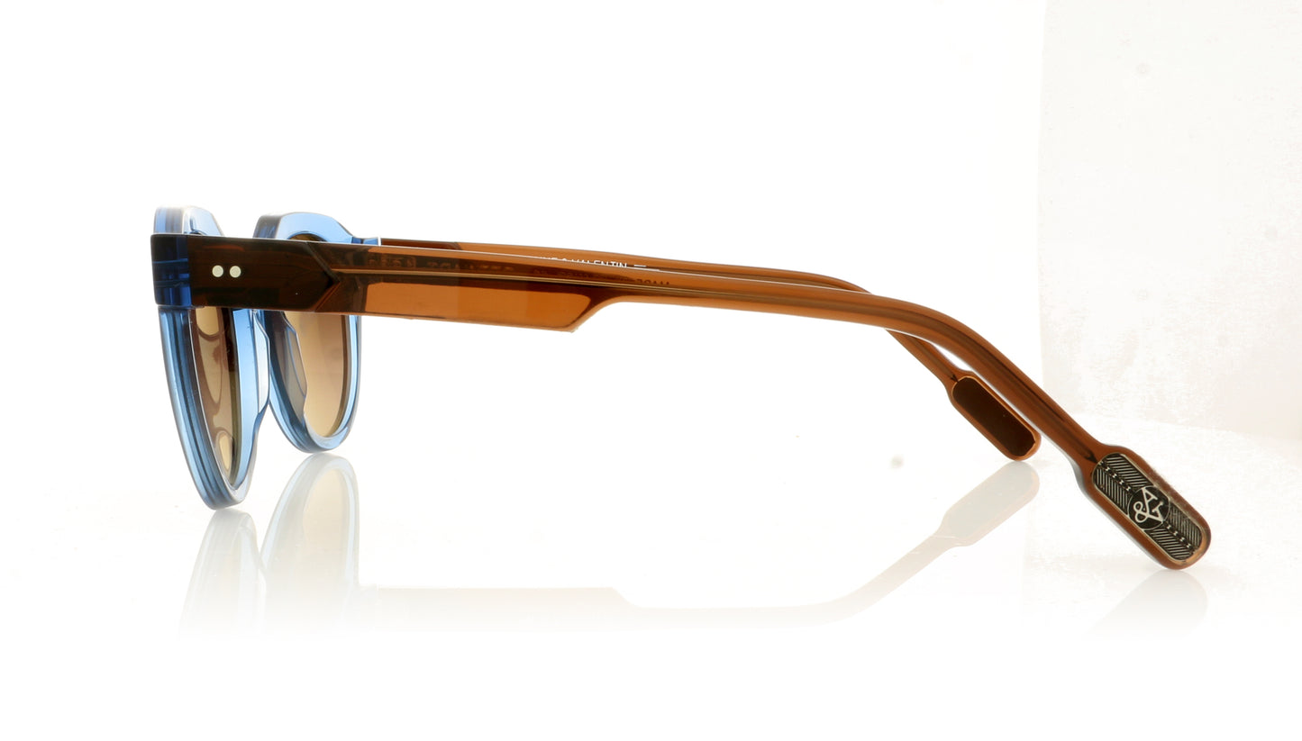 Anne & Valentin Stewart 1802 Blue Sunglasses - Side