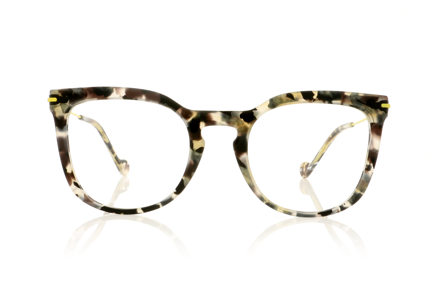 Anne & Valentin Time Lapse 8C19 Grey Tortoise Glasses - Front