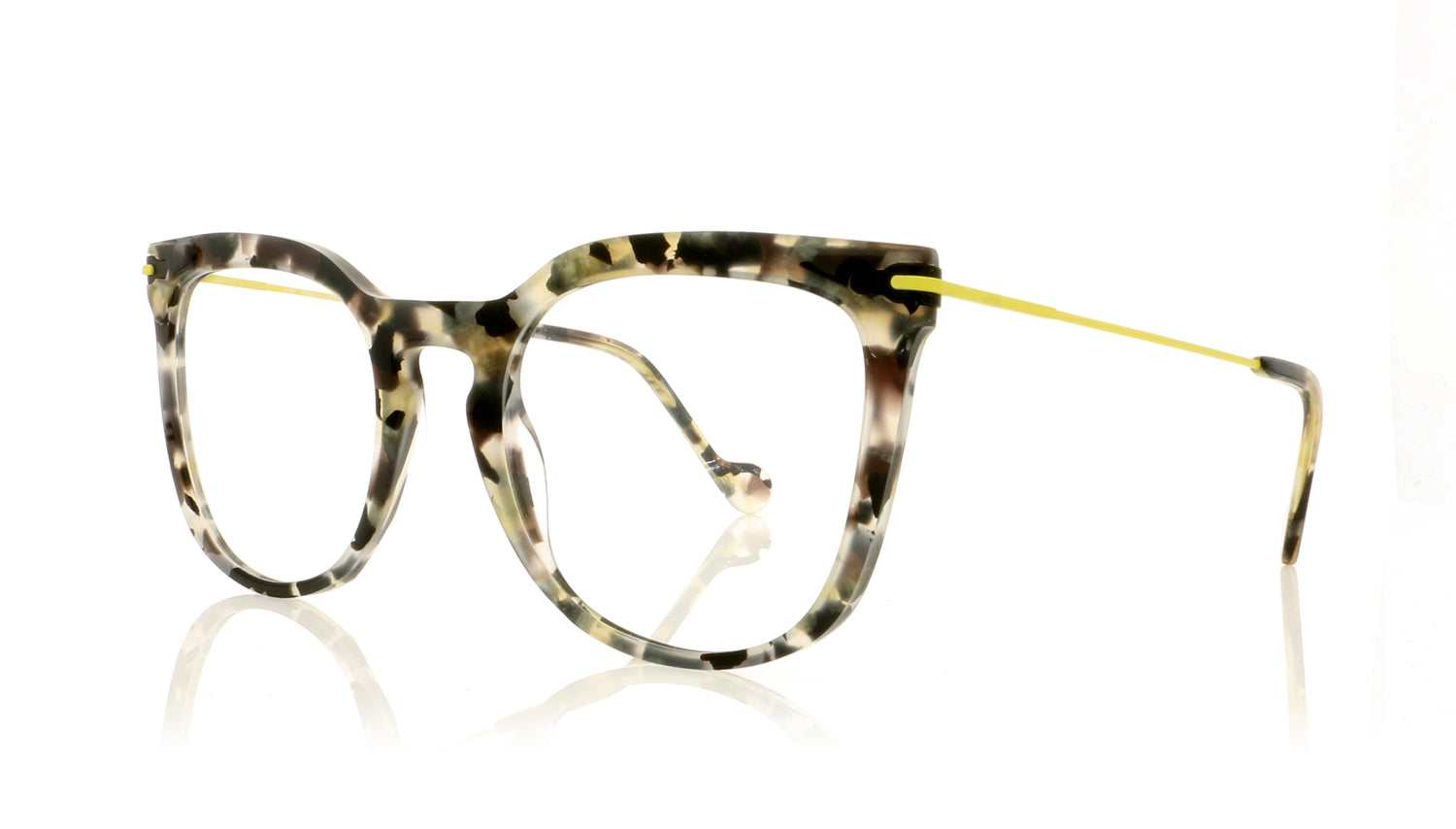 Anne & Valentin Time Lapse 8C19 Grey Tortoise Glasses - Angle
