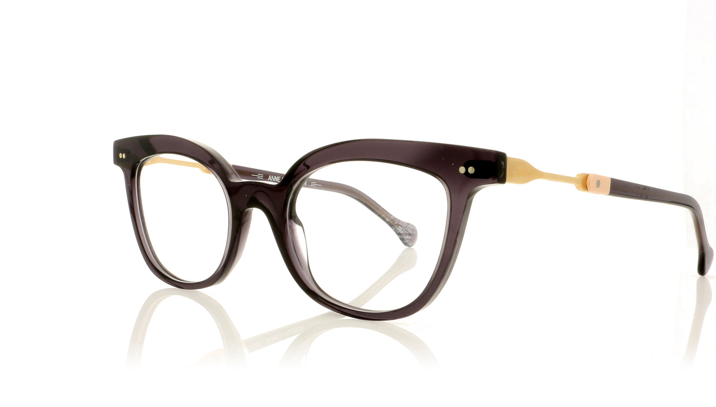 Anne & Valentin U Play 1653 Black Glasses - Angle