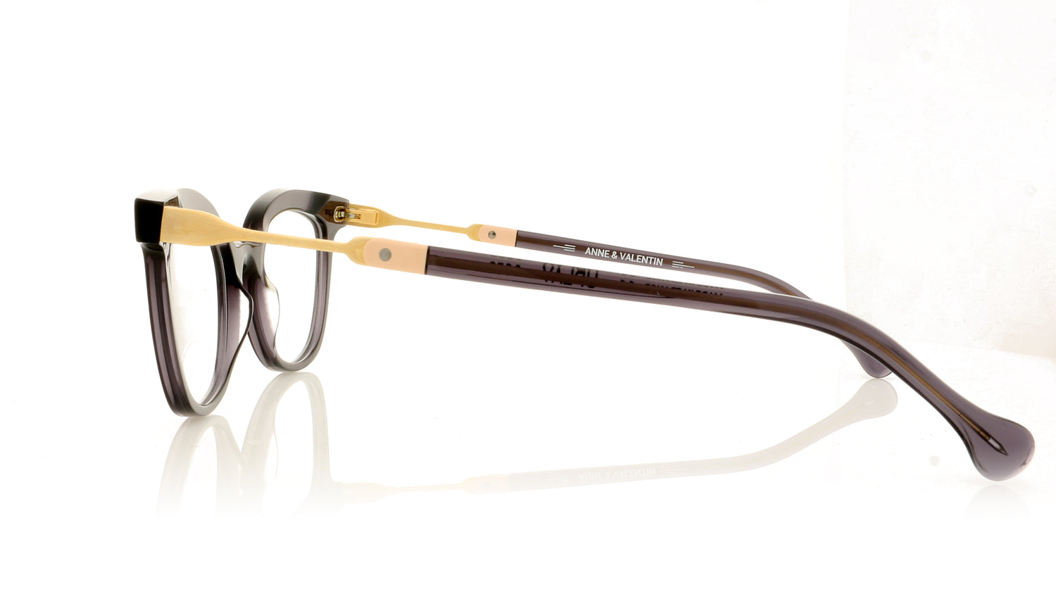 Anne & Valentin U Play 1653 Black Glasses - Side