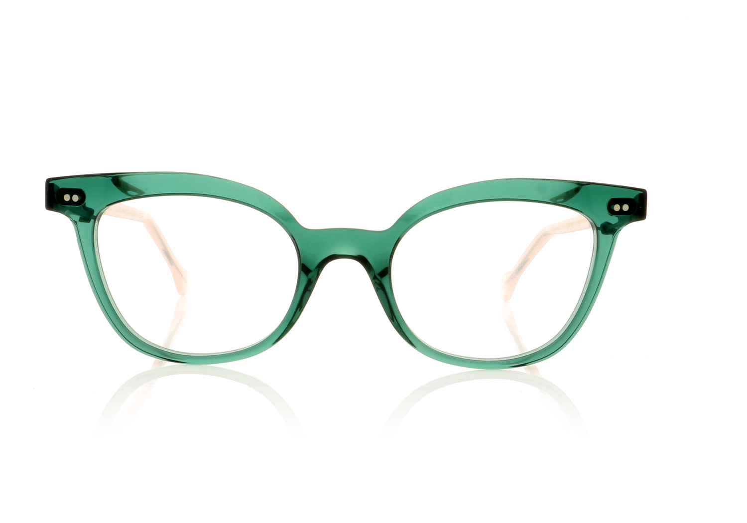 Anne & Valentin U Play 1790 Green Glasses - Front