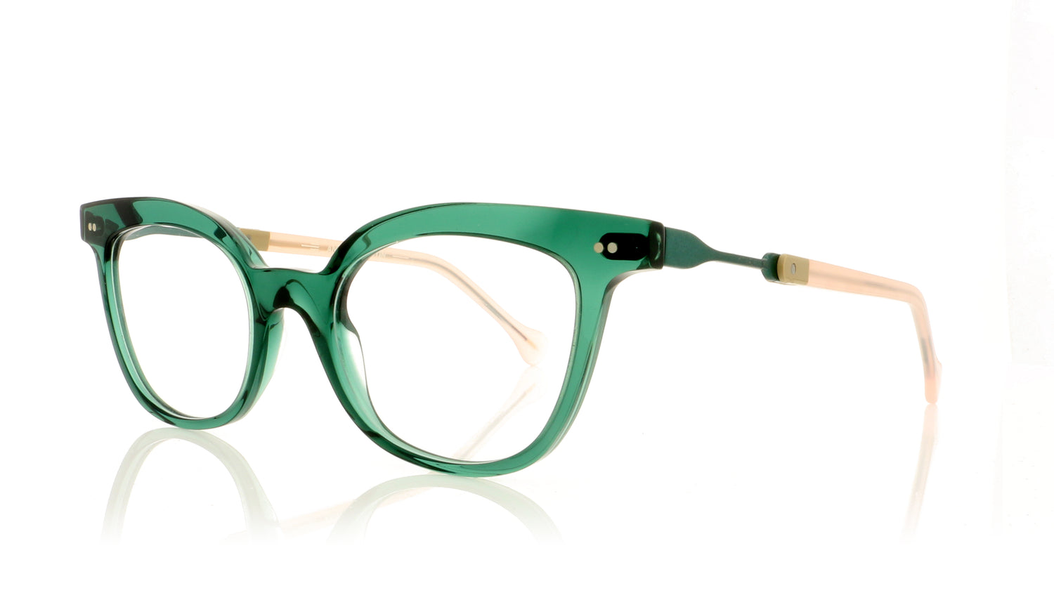 Anne & Valentin U Play 1790 Green Glasses - Angle