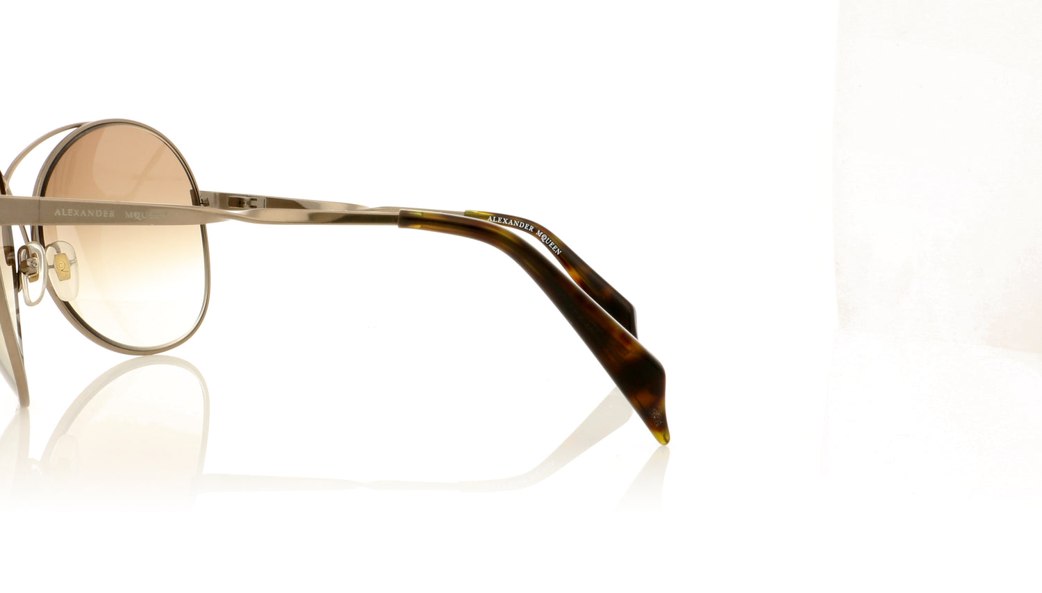 Alexander McQueen AMQ 4080/S CFK Gunmetal Glasses - Side