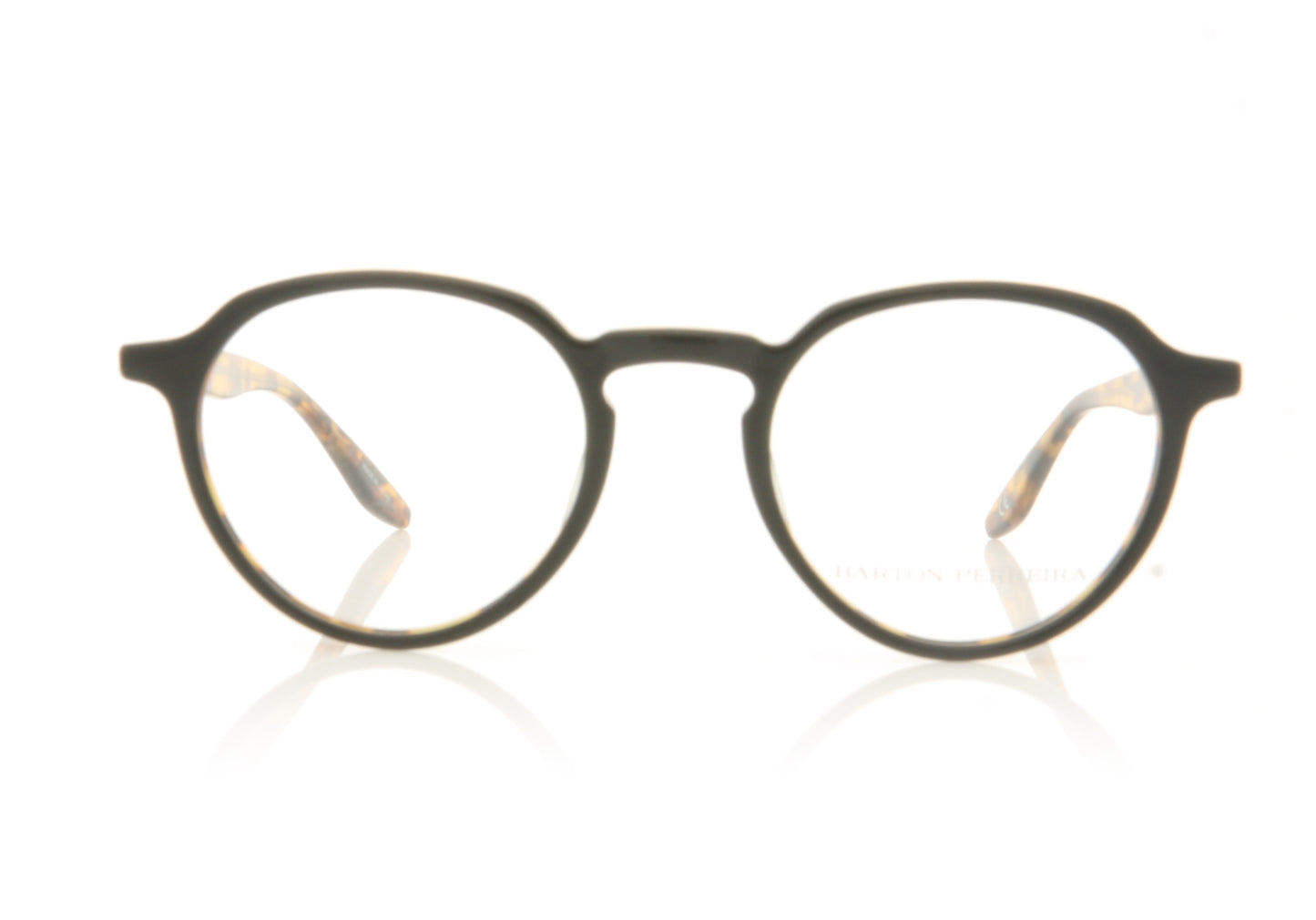 Barton Perreira Archie BAT Black Amber Tortoise Glasses - Front