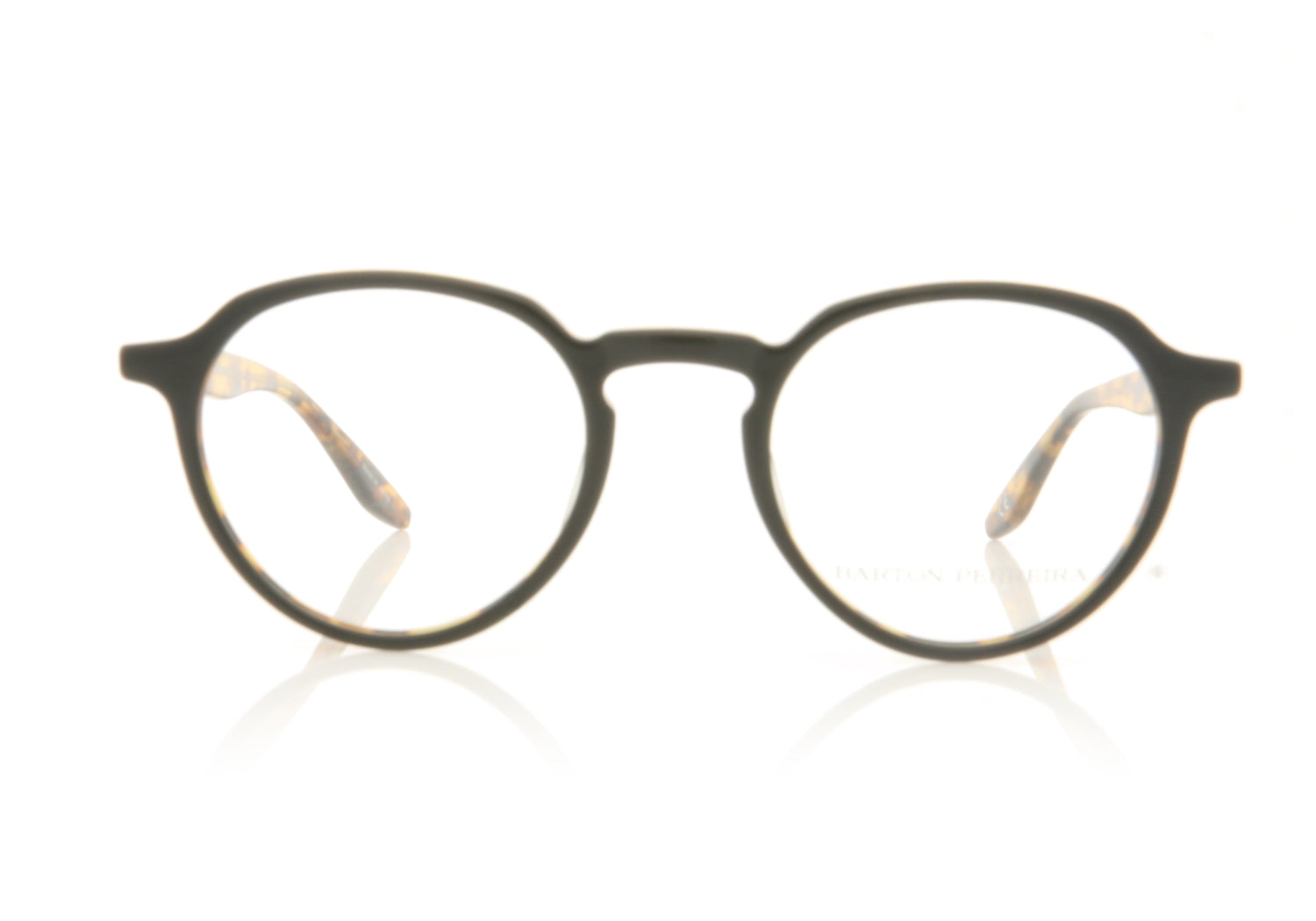 Barton Perreira Archie BAT Black Amber Tortoise Glasses - Front