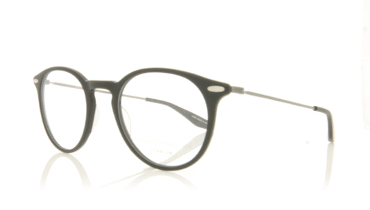 Barton Perreira Barton Perreira Costello MBL /PEW Matte Black Glasses - Angle
