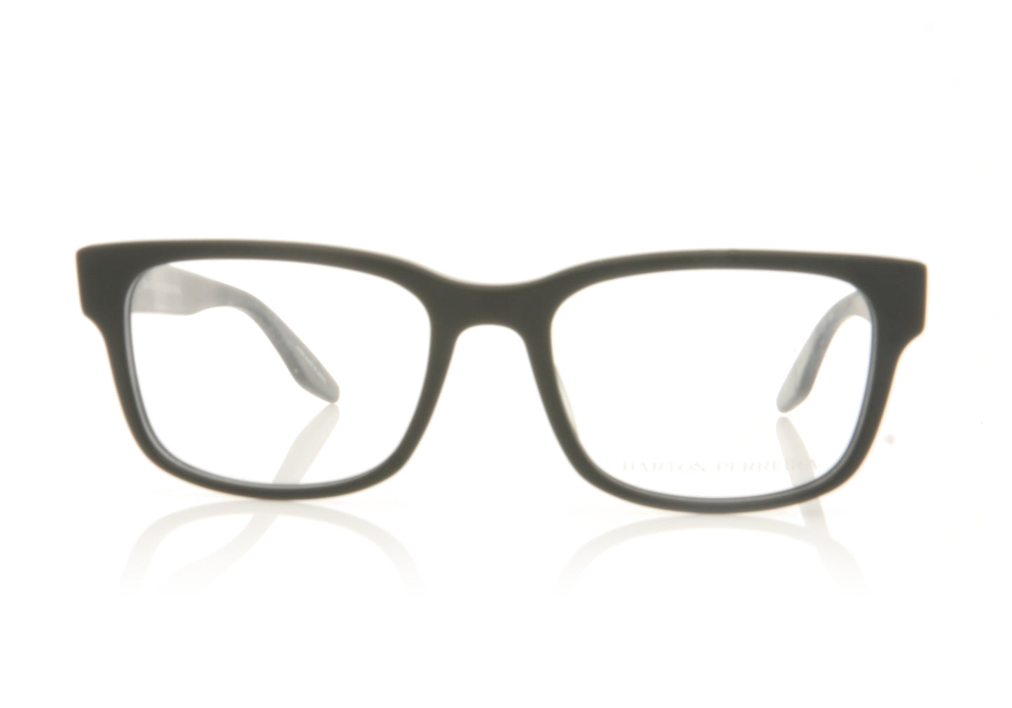 Barton Perreira Barton Perreira Huncke MBL Matte Black Glasses - Front