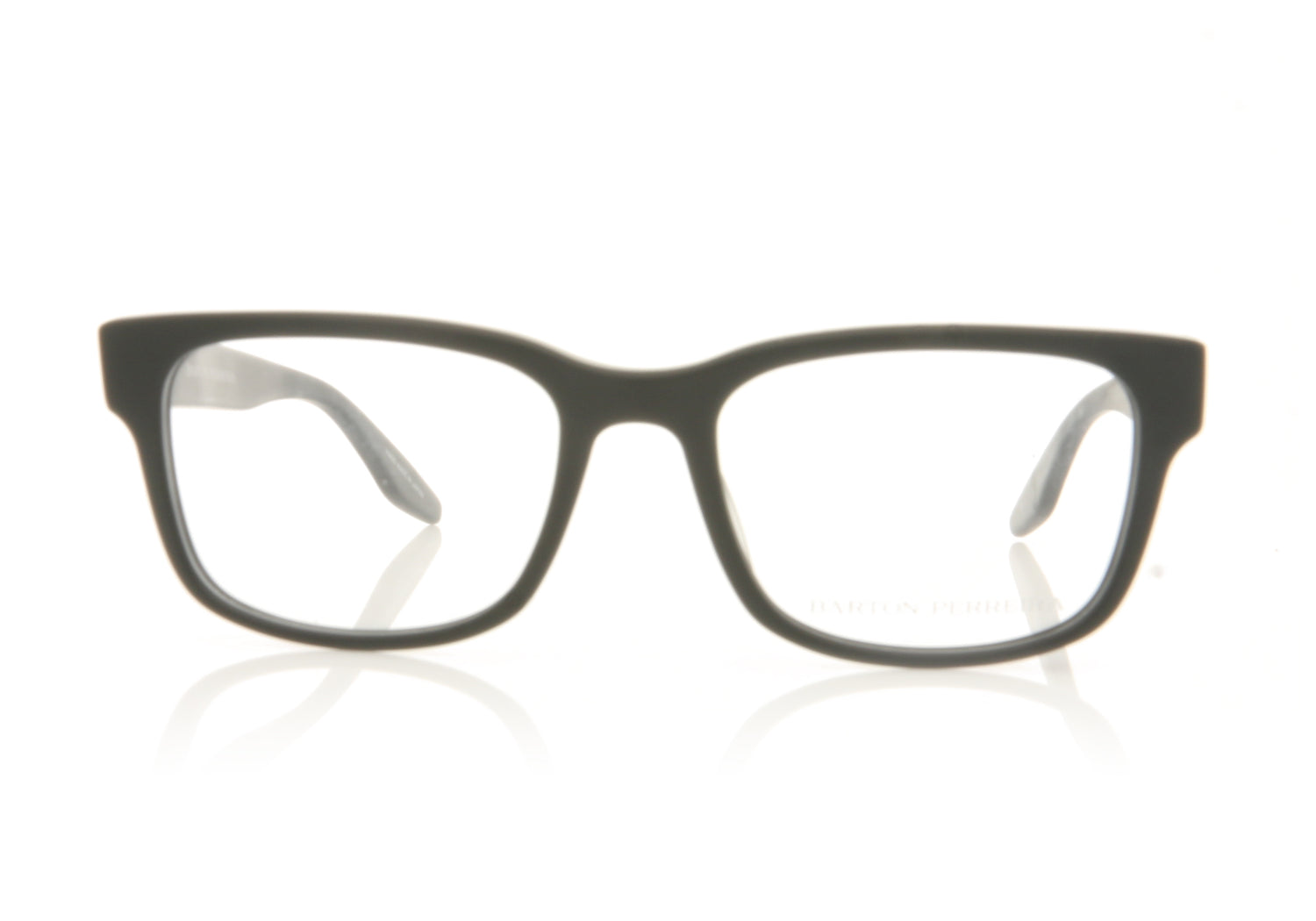 Barton Perreira Barton Perreira Huncke MBL Matte Black Glasses - Front