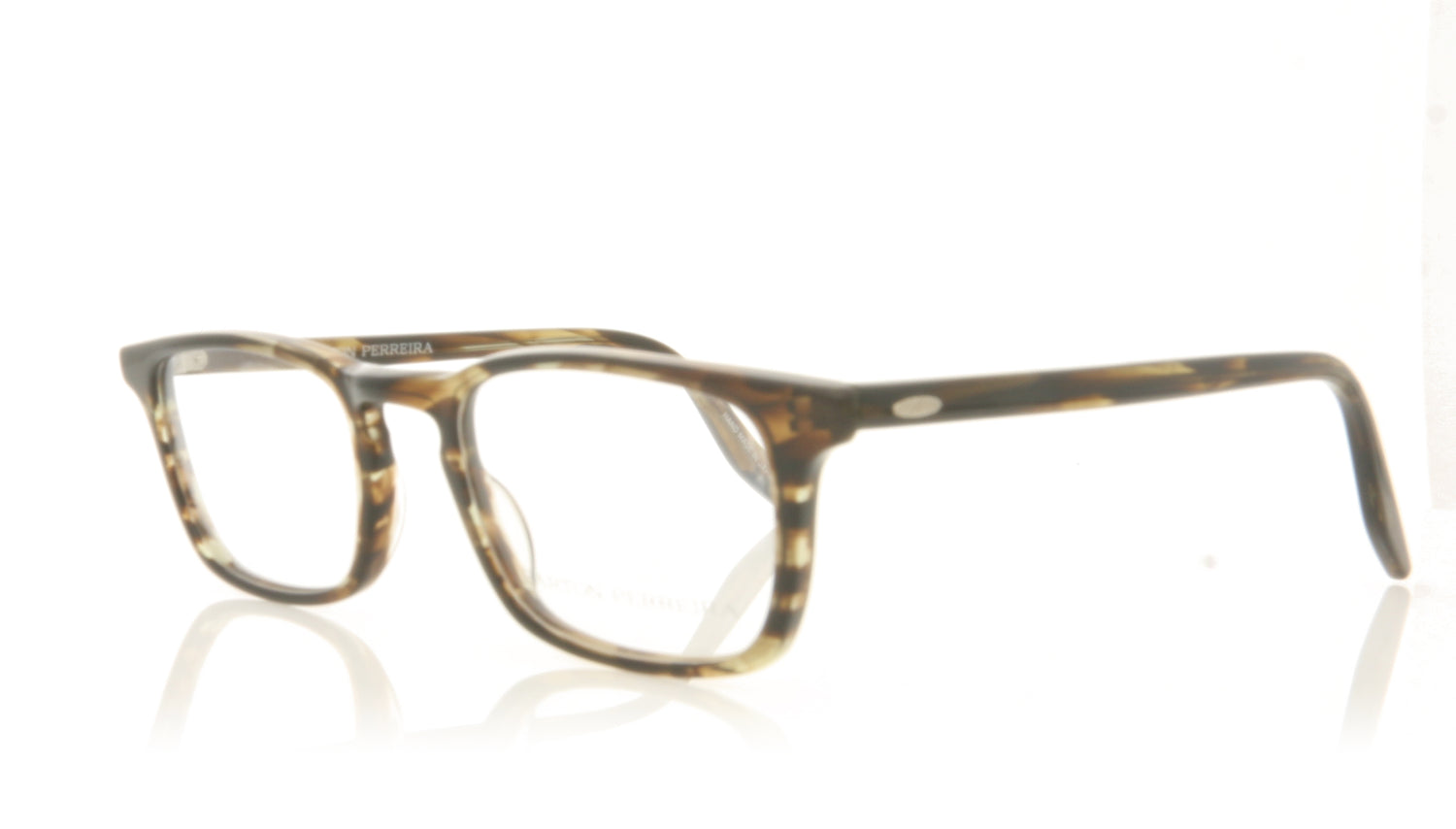 Barton Perreira Blake SUT Sulcata Tortoise Glasses - Angle