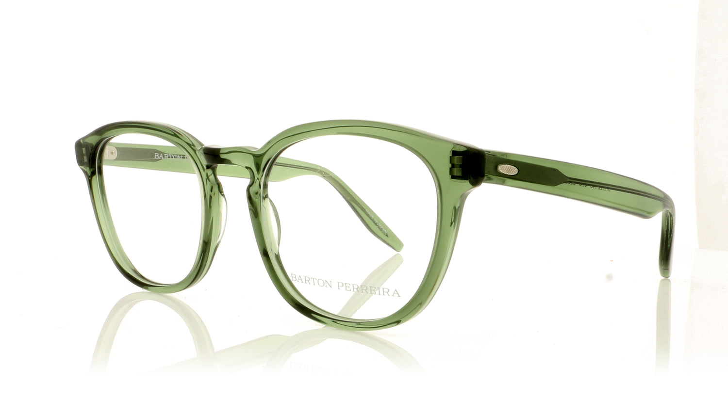 Barton Perreira Gellert BP5027V OLG Olive Green Glasses - Angle