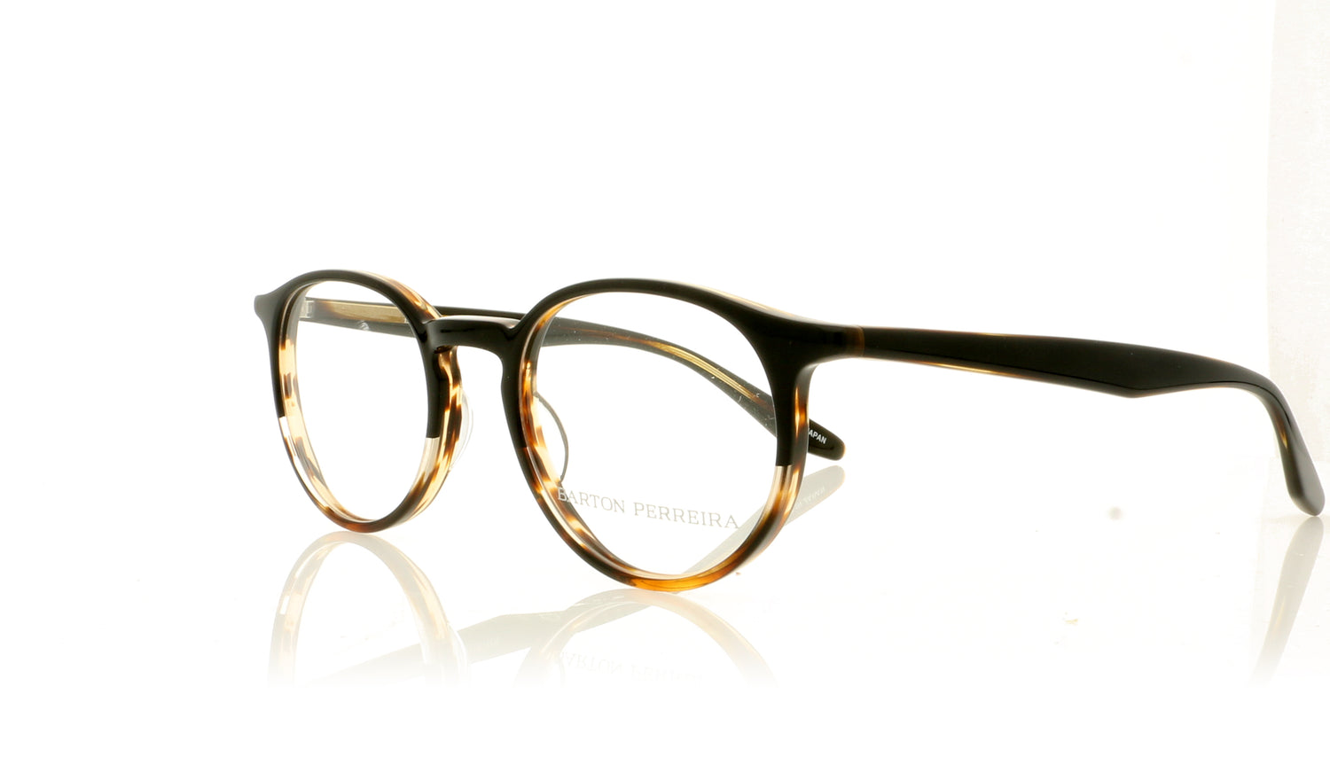 Barton Perreira Norton BP5043/V RTG Raven Tortoise Gradient Glasses - Angle